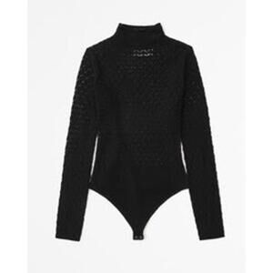 Abercrombie Merino Wool-Blend Pointelle Bodysuit